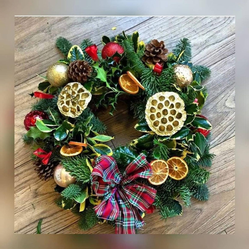 Tartan wreath
