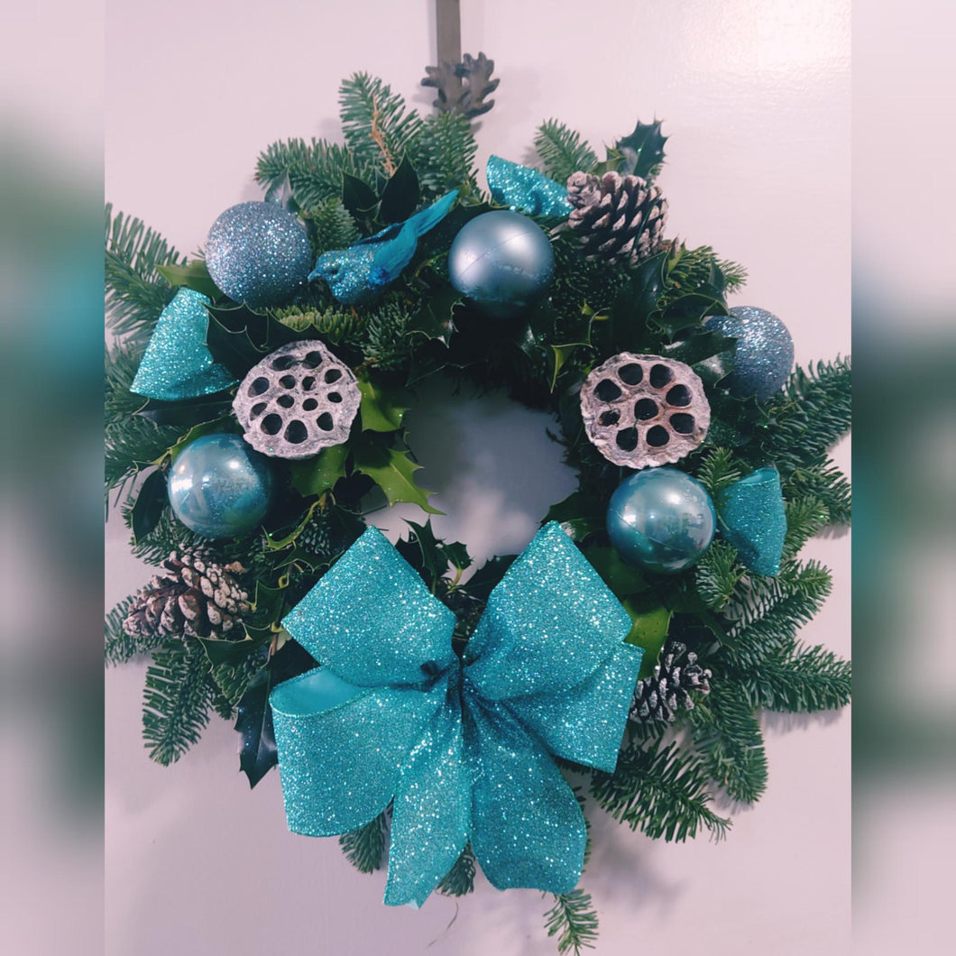 Turquoise wreath