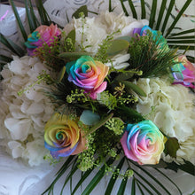 Load image into Gallery viewer, Pastel rainbow rose and hydrangea
