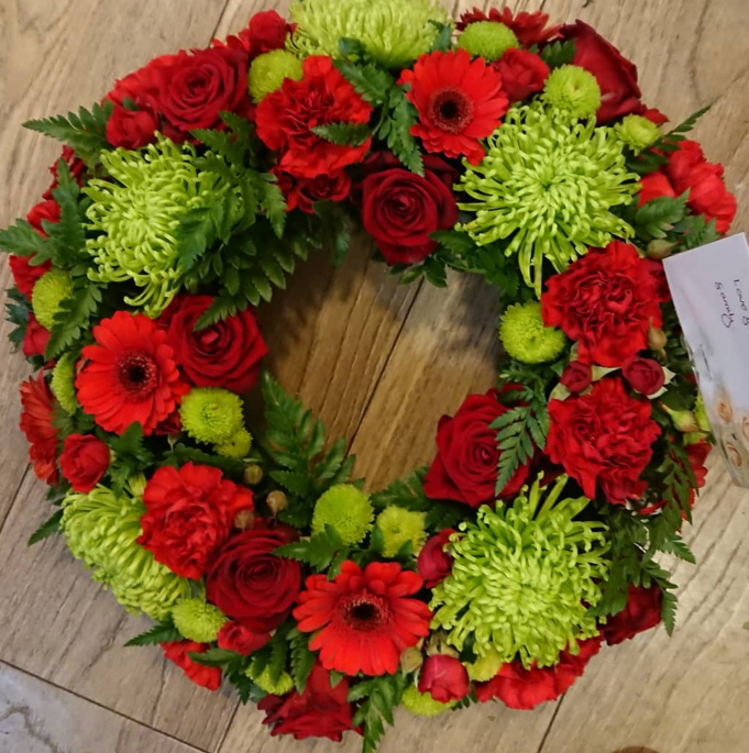 Red and Green wreath